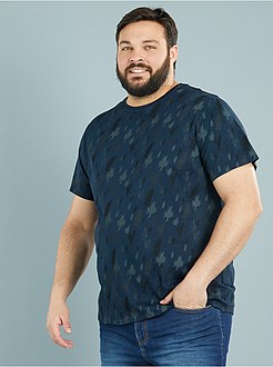 tee-shirt-comfort-imprime-a-col-rond--camouflage-bleu-grande-taille-homme-vi302 1 lpr1